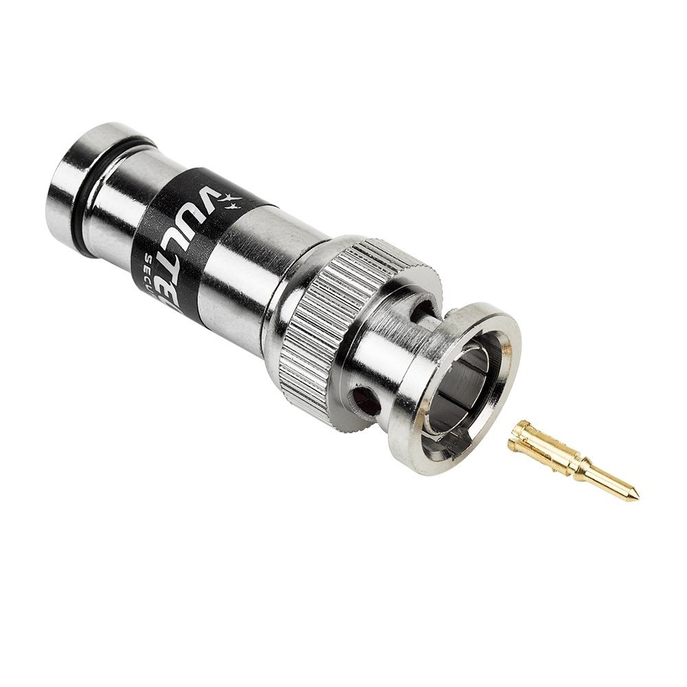 Vultech Security Connettore BNC Maschio a compressione per …