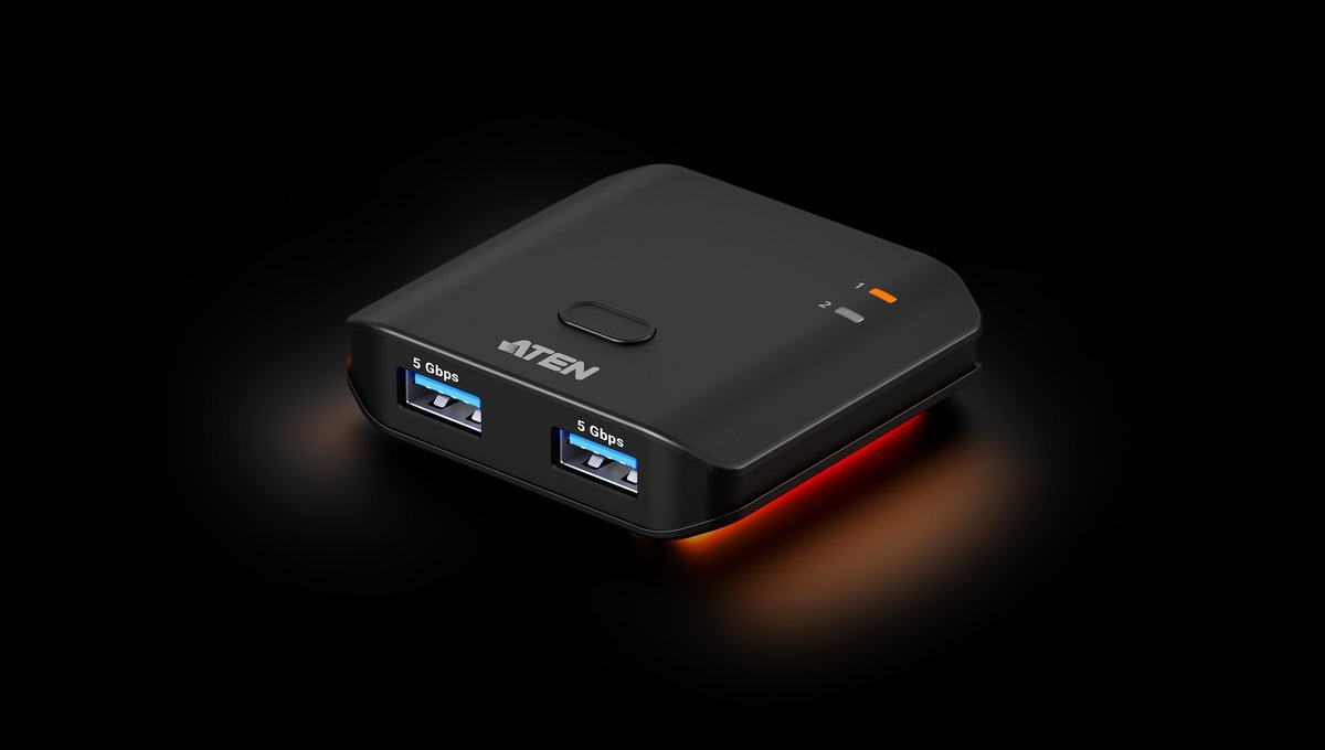 Aten US4322-AT 2x2 USB 3.2 Gen 1 Sharing …