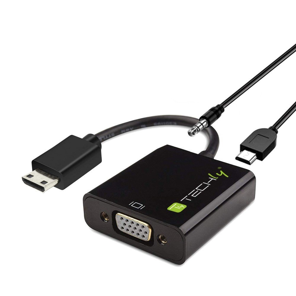 Techly IDATA HDMI-VGA-4 Adattatore Mini HDMI C a …