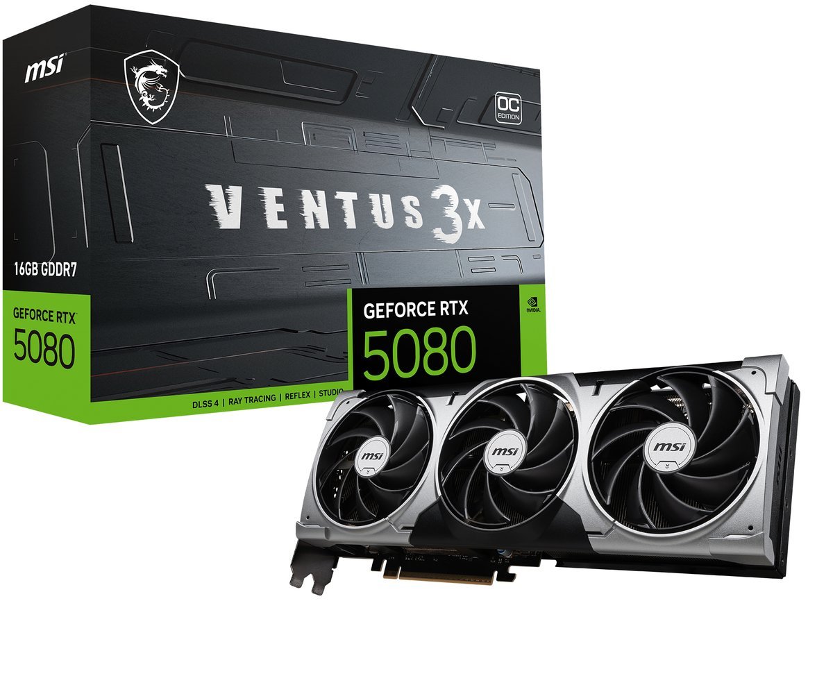 MSI GeForce RTX 5080 Ventus 3X OC 16GB …
