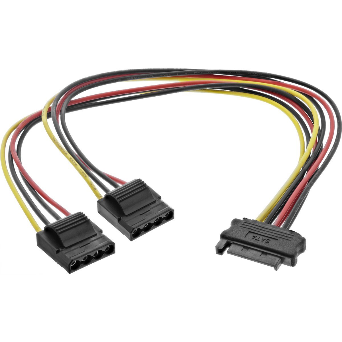 InLine SATA power Y-cable 2x 4-pin Molex - …