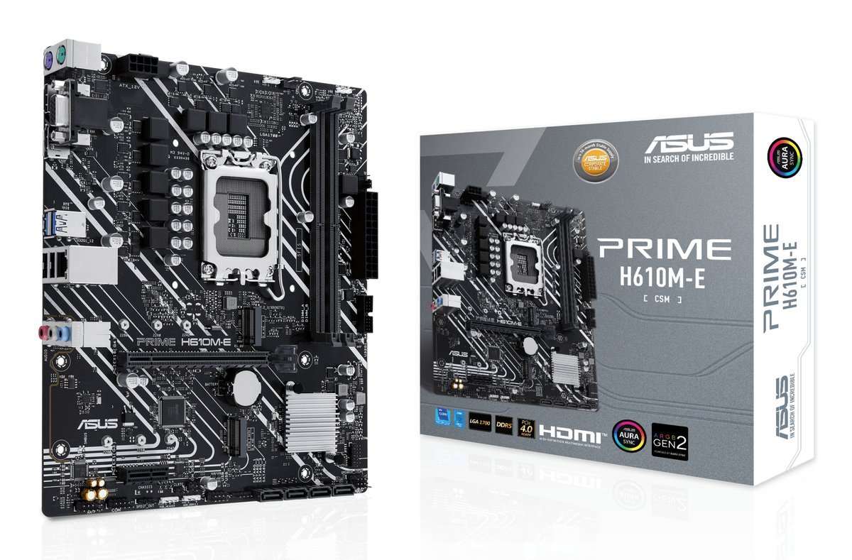 ASUS PRIME H610M-E-CSM Intel H610 LGA 1700 micro …