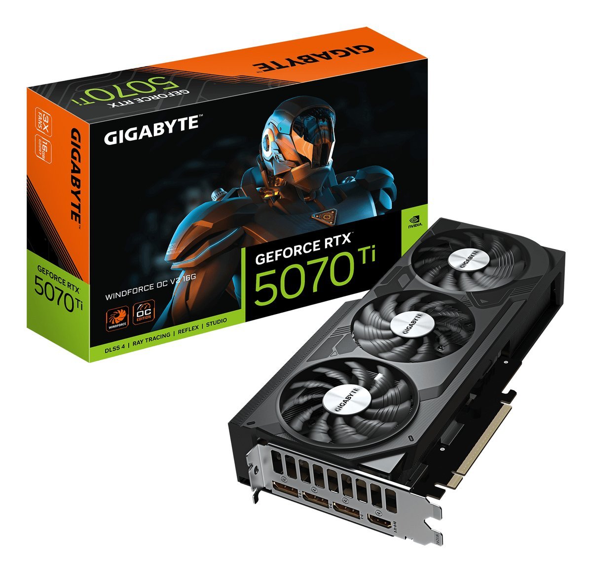 GIGABYTE GEFORCE RTX 5070 Ti WINDFORCE OC V2 …