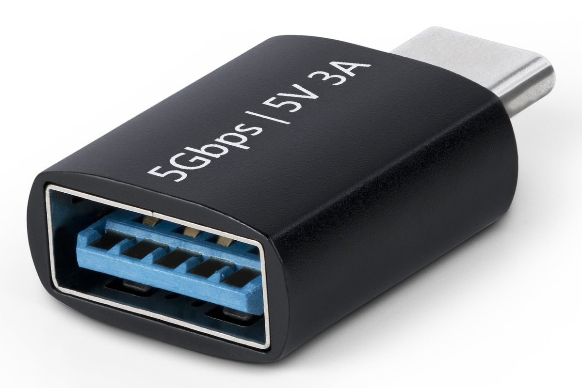 StarTech.com USB-C to USB-A Adapter, USB 5Gbps, Compact …