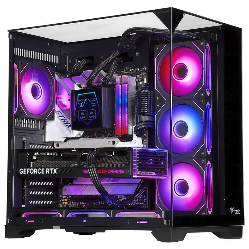 CASE GAMING DARK CAVE PANO - NO ALIMENTATORE …