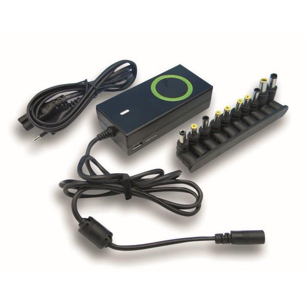 Techly IPW-NTS70WTY Alimentatore per laptop 70W/4.7A 15-19.5V 12 …