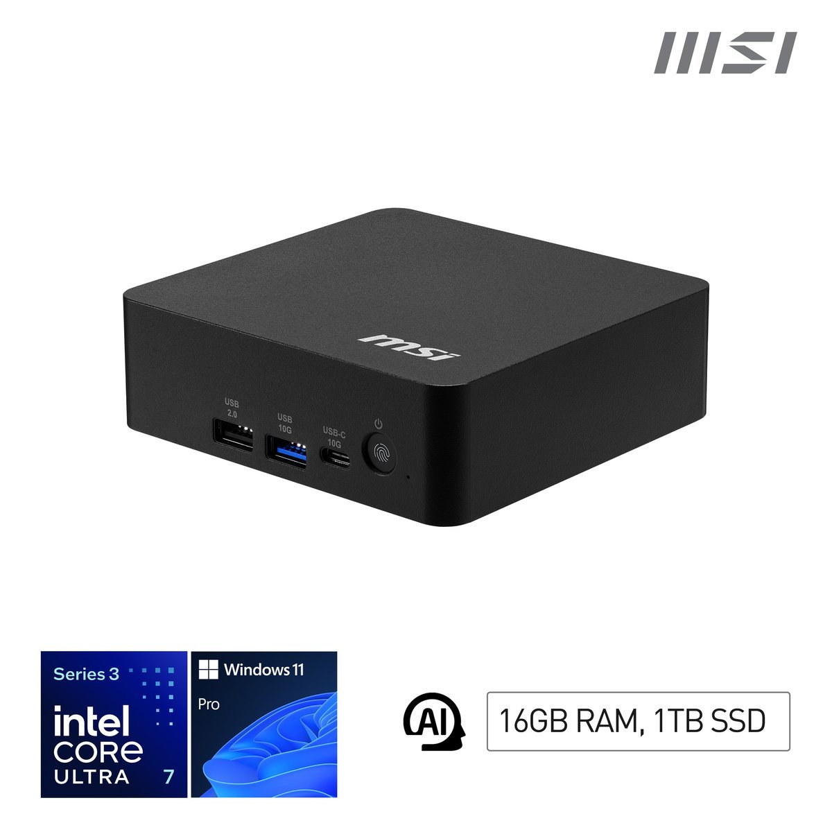PC MSI CUBI NUC U7 3 16G 1TB …