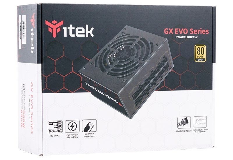 ALIMENTATORE GXF550 EVO 550 WATT (ITPSEGX550) 80 PLUS …