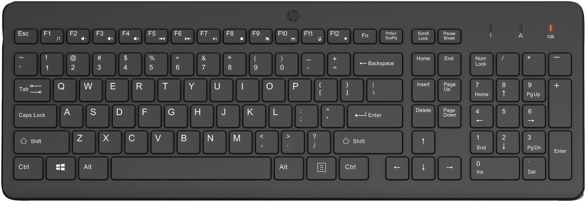 Tastiera wireless HP 225 - ricevitore USB - …
