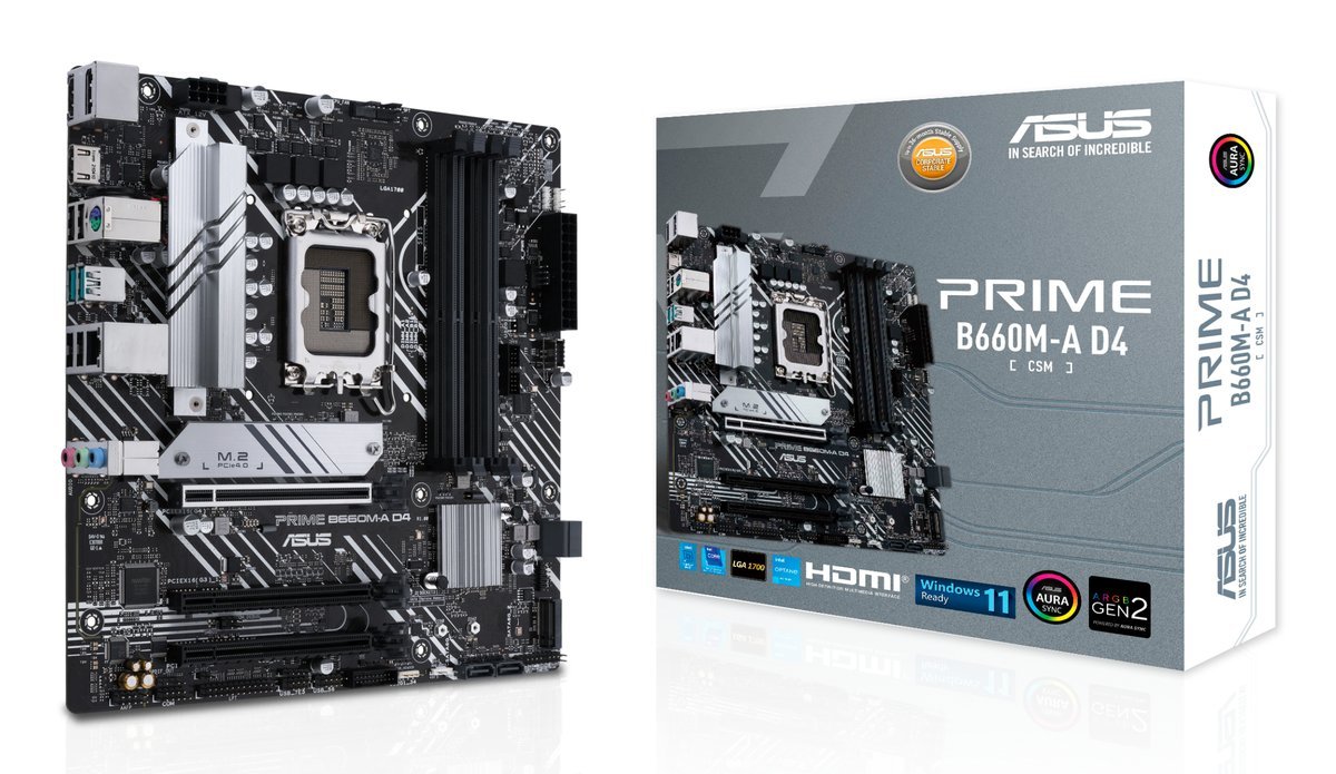 ASUS PRIME B660M-A D4-CSM Intel B660 LGA 1700 …