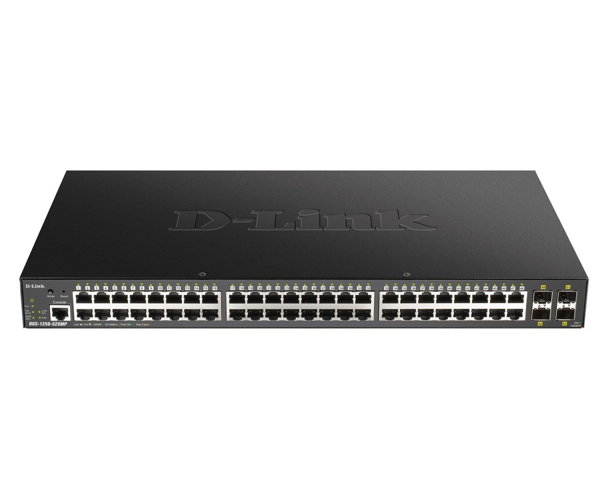 D-Link DGS-1250-52XMP switch di rete Gestito L3 Nessuno …