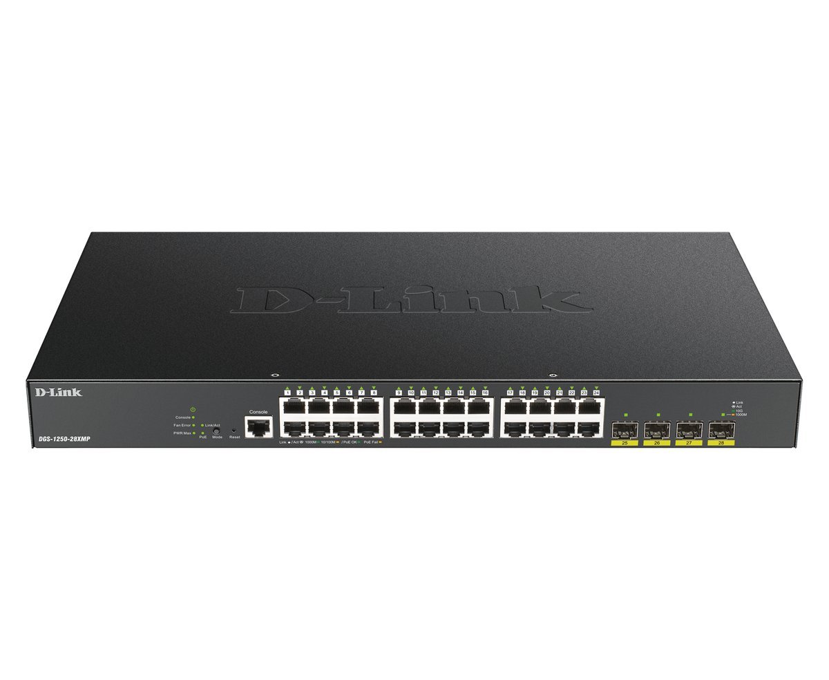 D-Link DGS-1250-28XMP switch di rete Gestito L3 Gigabit …