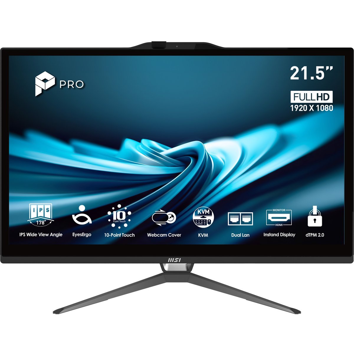 AIO 21,5 PEN 8GB 128GB BK W11P TCH …