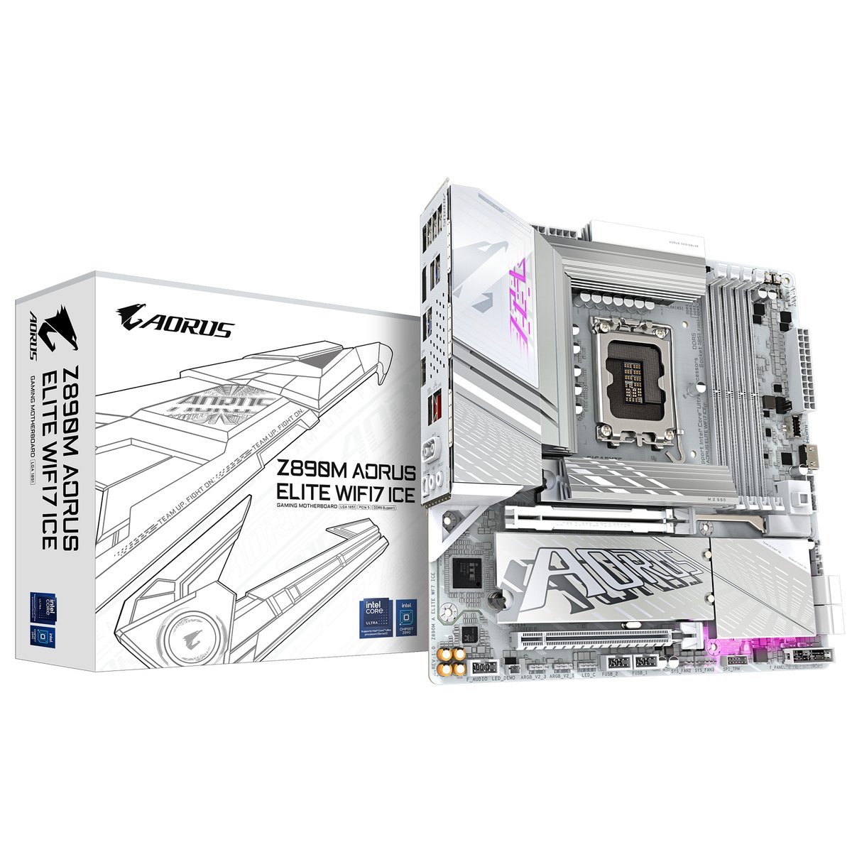SCHEDA MADRE GA-Z890M A ELITE WF7 ICE SK …