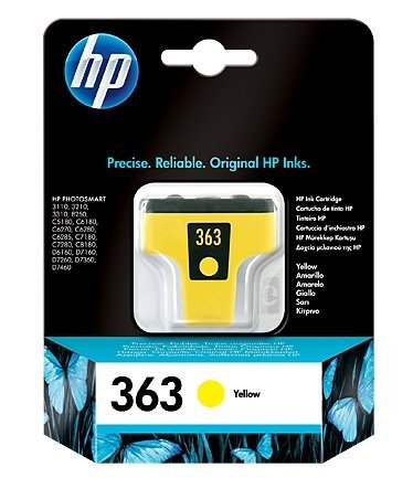 HP 363 Yellow Ink Cartridge with Vivera Ink …