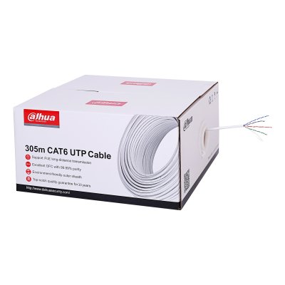 BOBINA UTP CAT6 305MT BIANCO GUAINA IN LSZH …