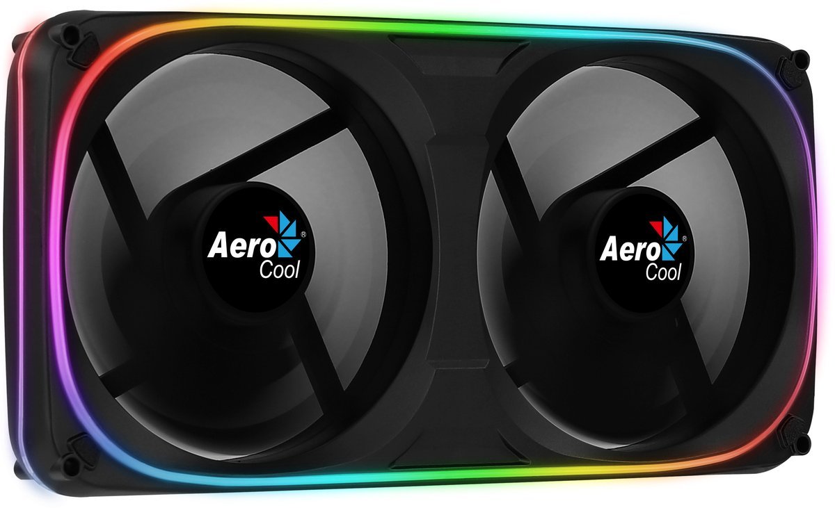 Aerocool Astro 24 Dual ARGB LED Fan - …