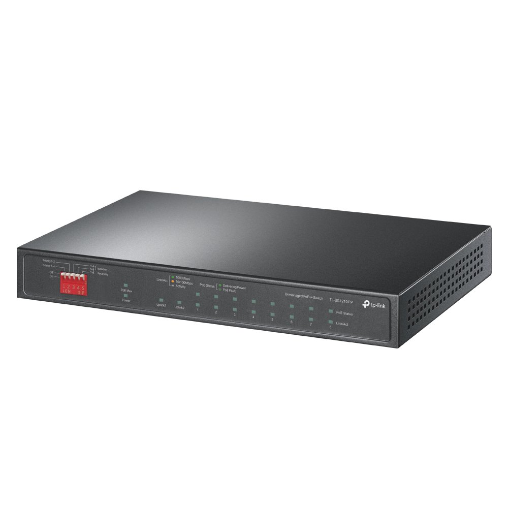 Switch 10 porte Gigabit 6 porte PoE+ 2 …