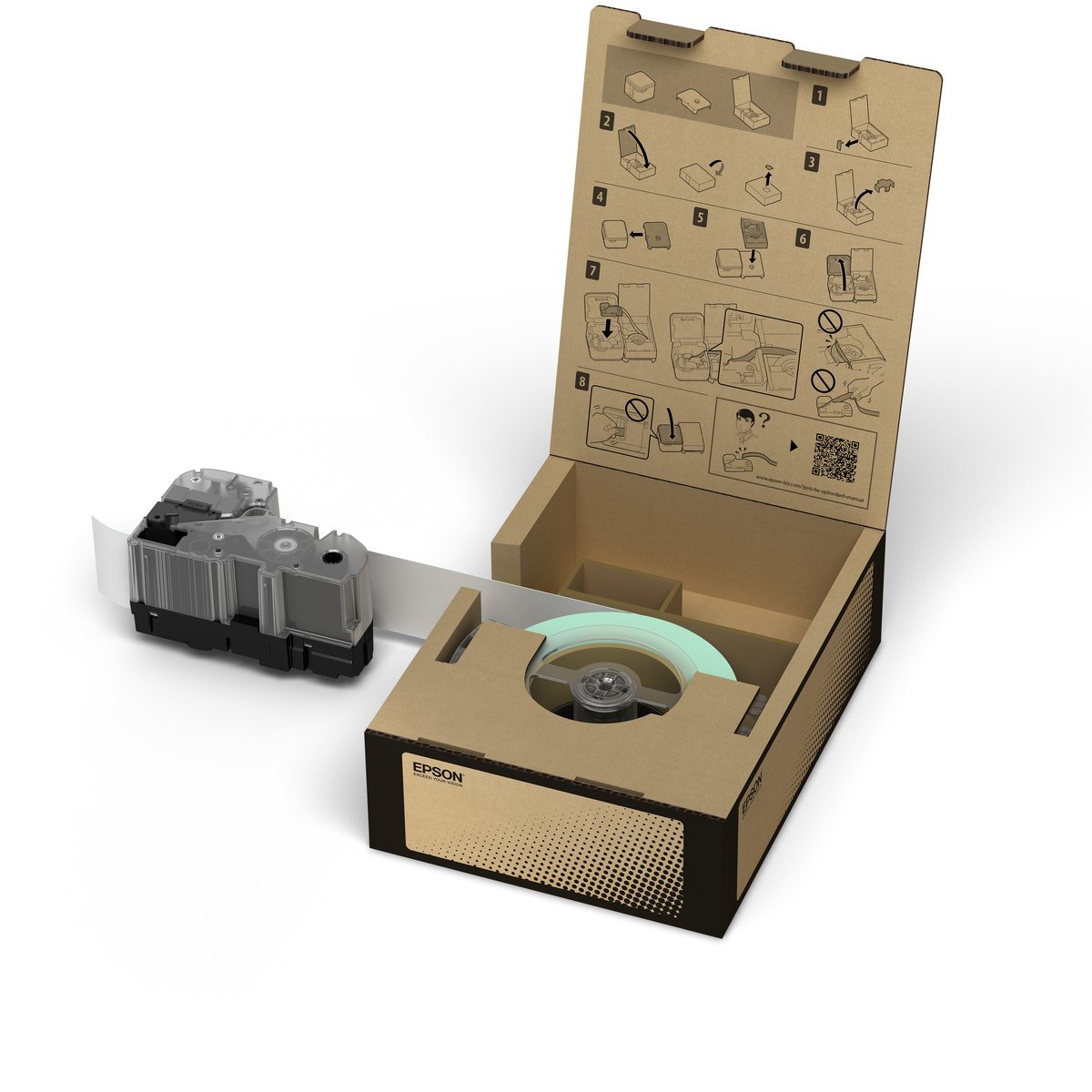Epson BR-VN50WB-E - Vinile - nero su bianco …