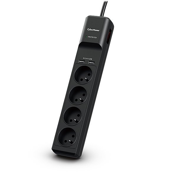 CyberPower P0420SUD0-FR protezione contro le sovratensioni Nero 4 …