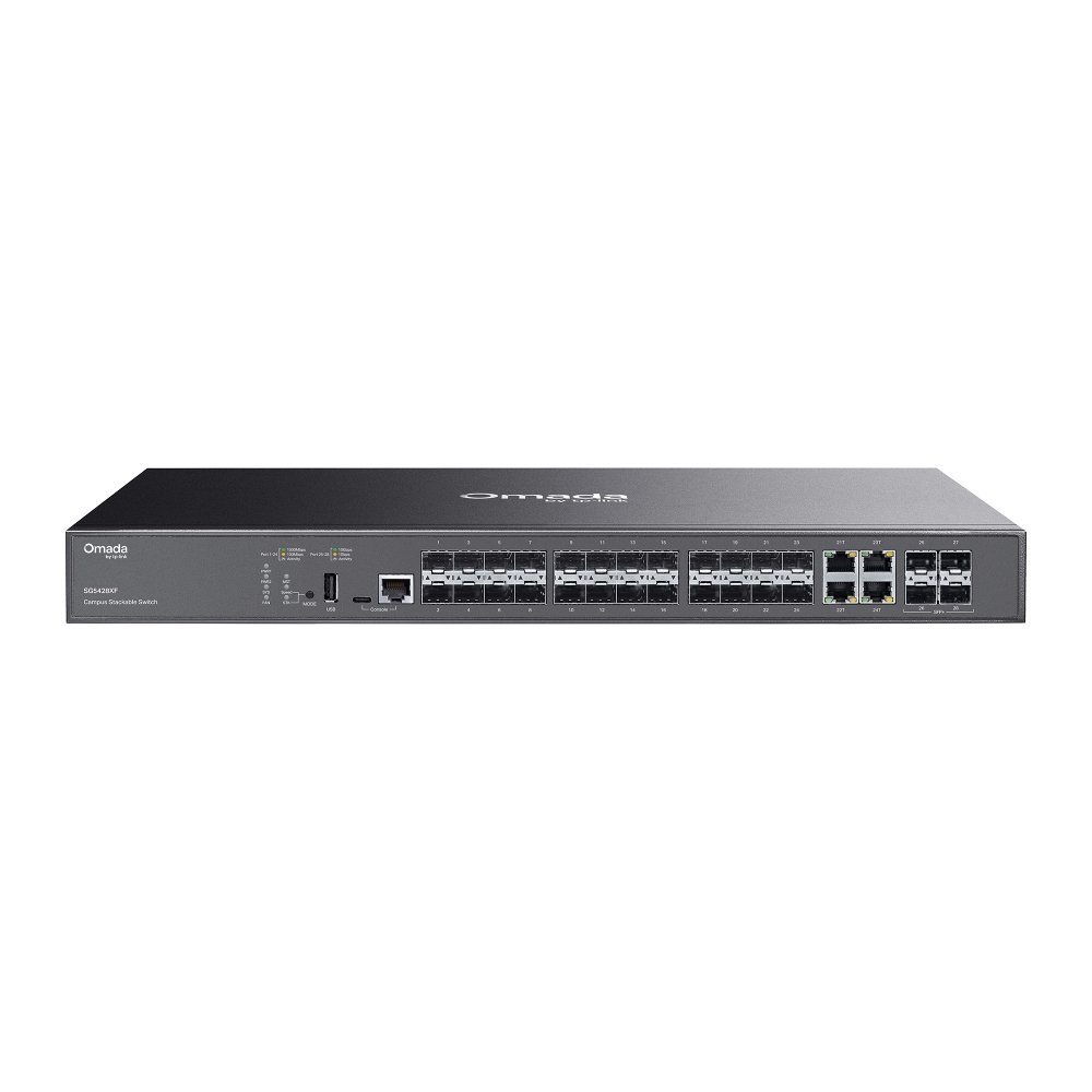 SWITCH 24P LAN GIGABIT TP-LINK SG5428XF SFP STACKABLE …