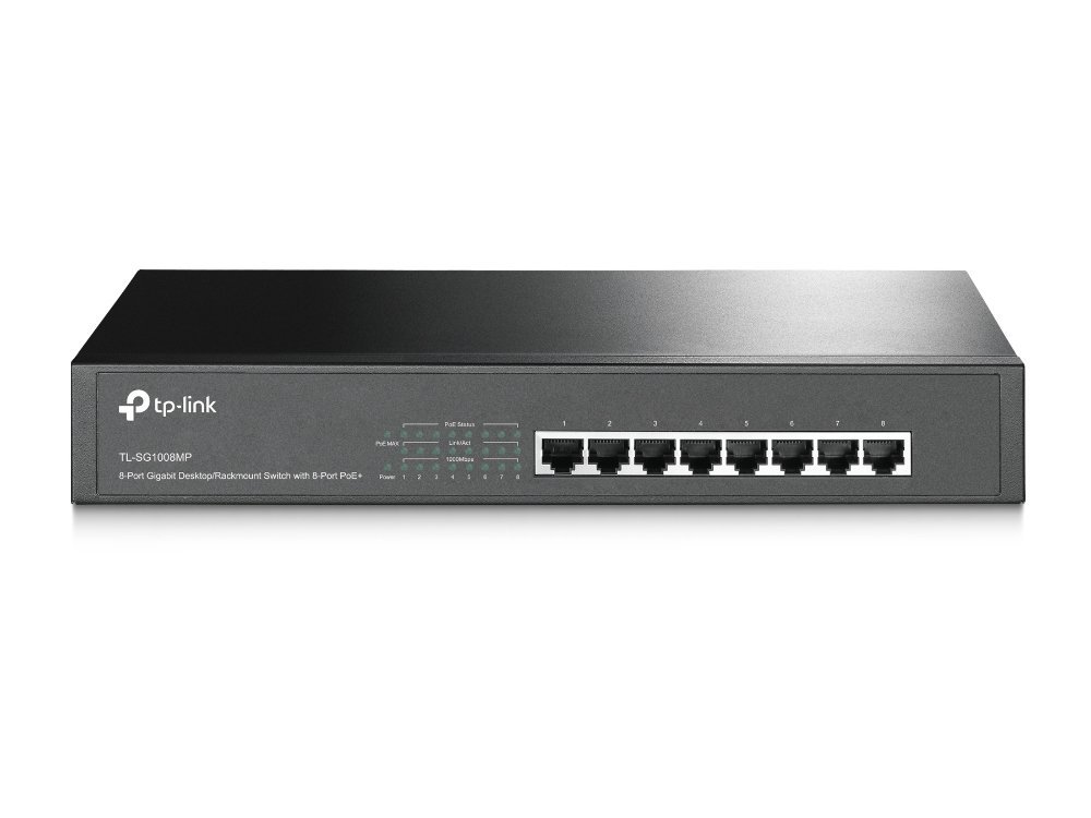 TP-Link TL-SG1008MP switch di rete Non gestito Gigabit …