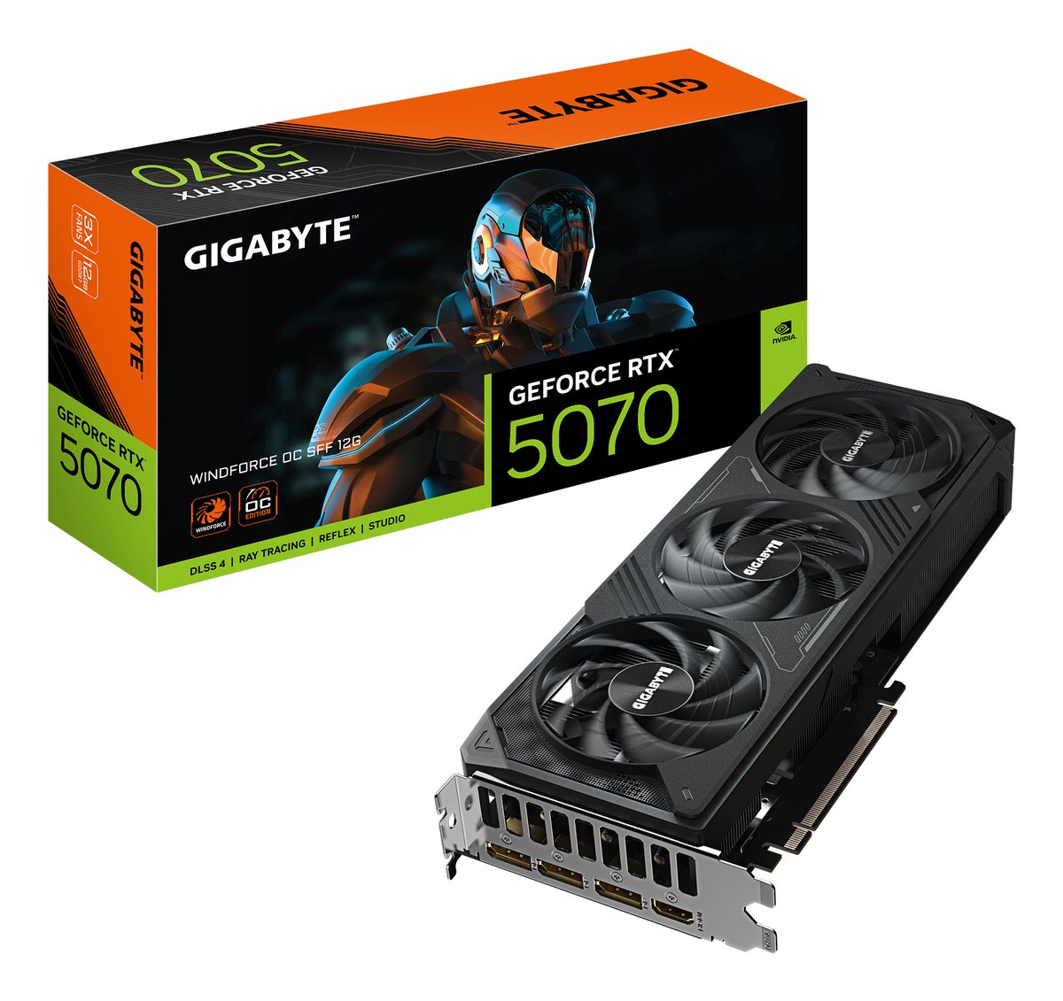 GIGABYTE GeForce RTX 5070 WINDFORCE OC SFF 12G …