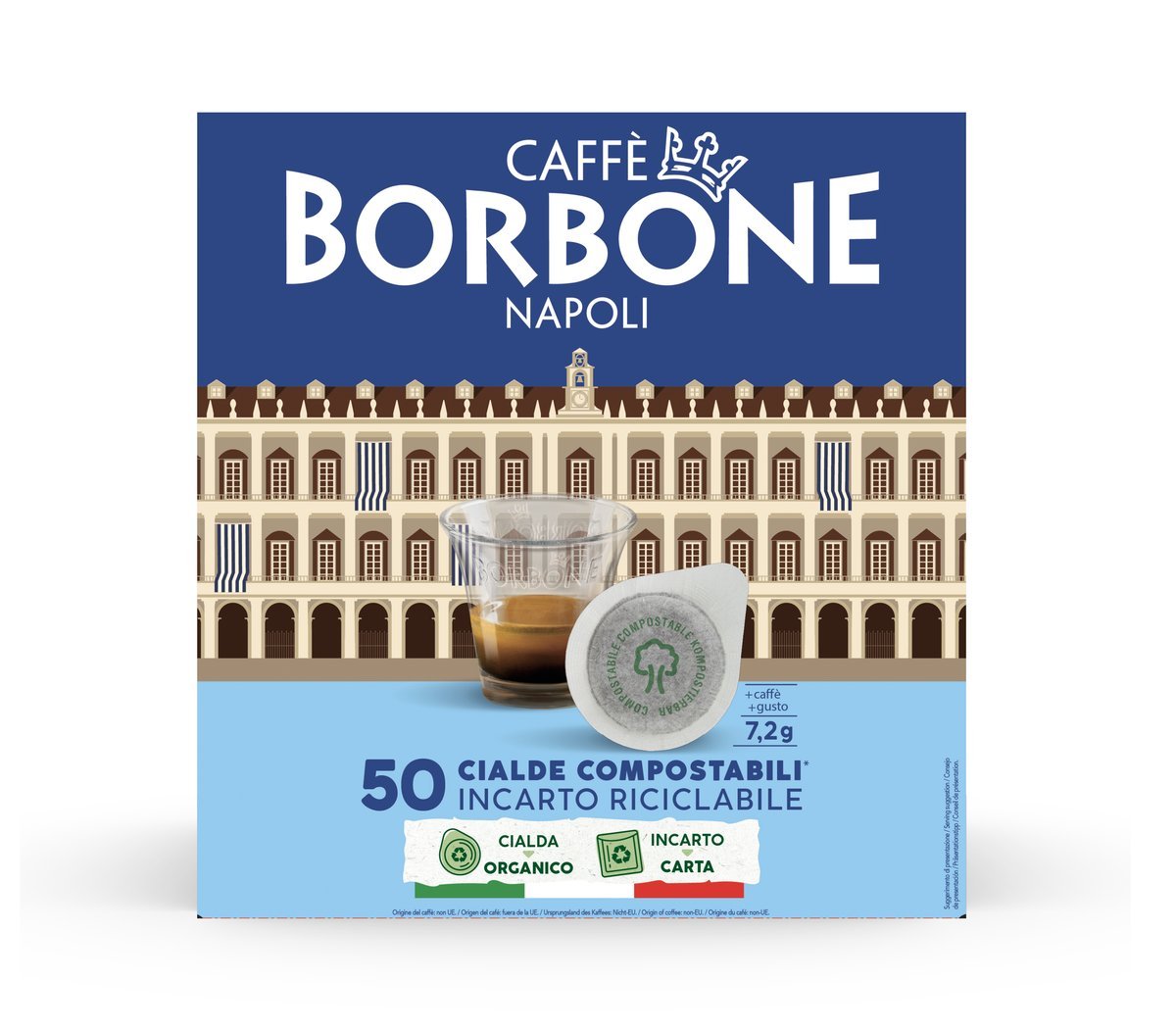 CIALDA MONODOSE DI CAFFE' MISCELA DEK VERDE DECAFFEINATA …