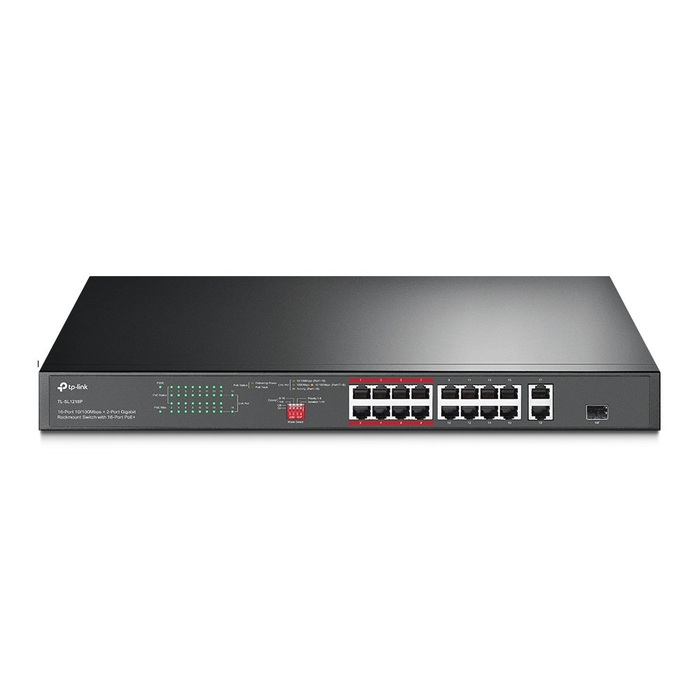 TP-Link TL-SL1218P switch di rete Non gestito Gigabit …