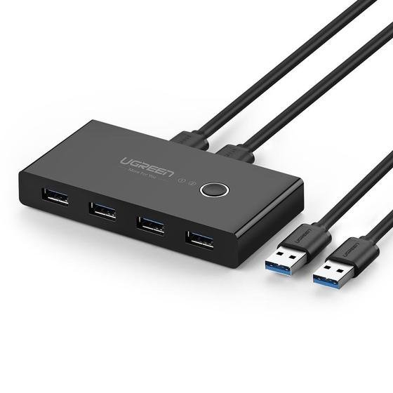 UGREEN Box Condivisione 2 PC in 4 periferiche …