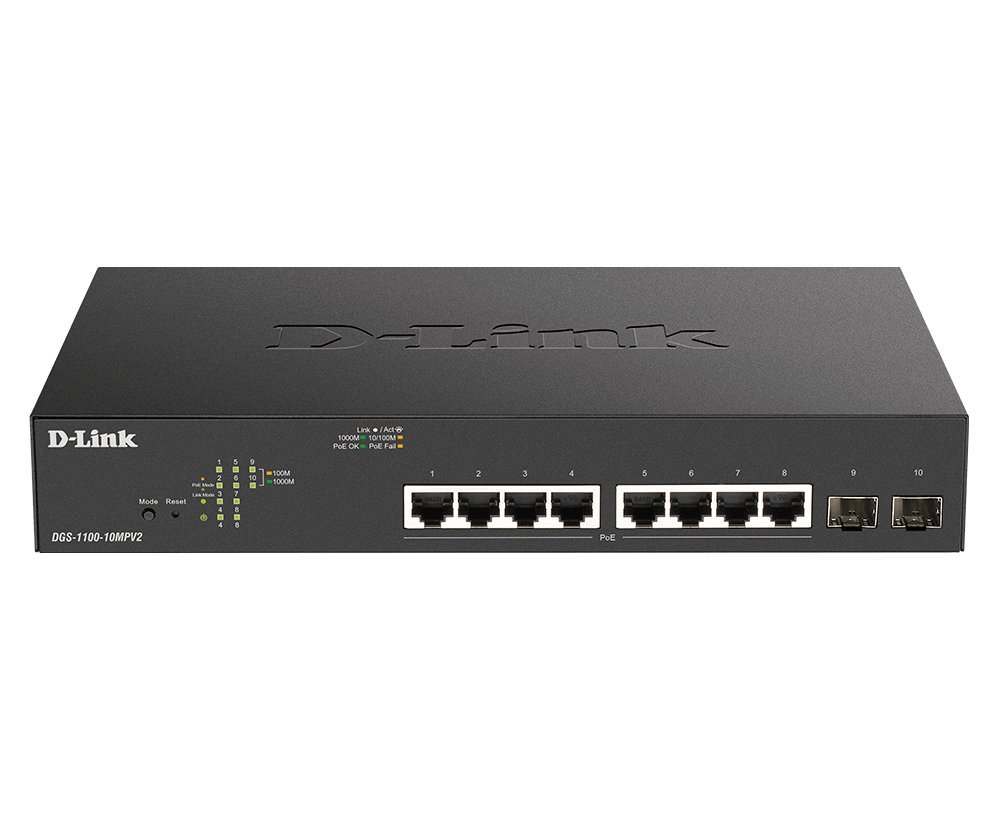 D-Link DGS-1100-10MPV2 switch di rete Gestito Gigabit Ethernet …