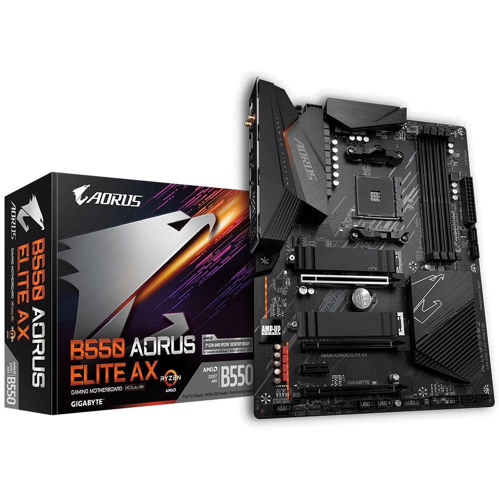 Gigabyte B550 AORUS ELITE AX scheda madre AMD …