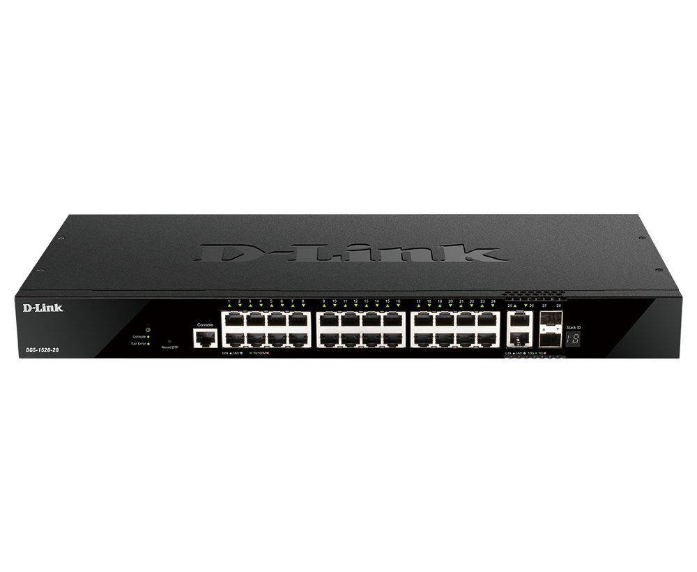 D-Link DGS-1520-28 switch di rete Gestito L3 10G …