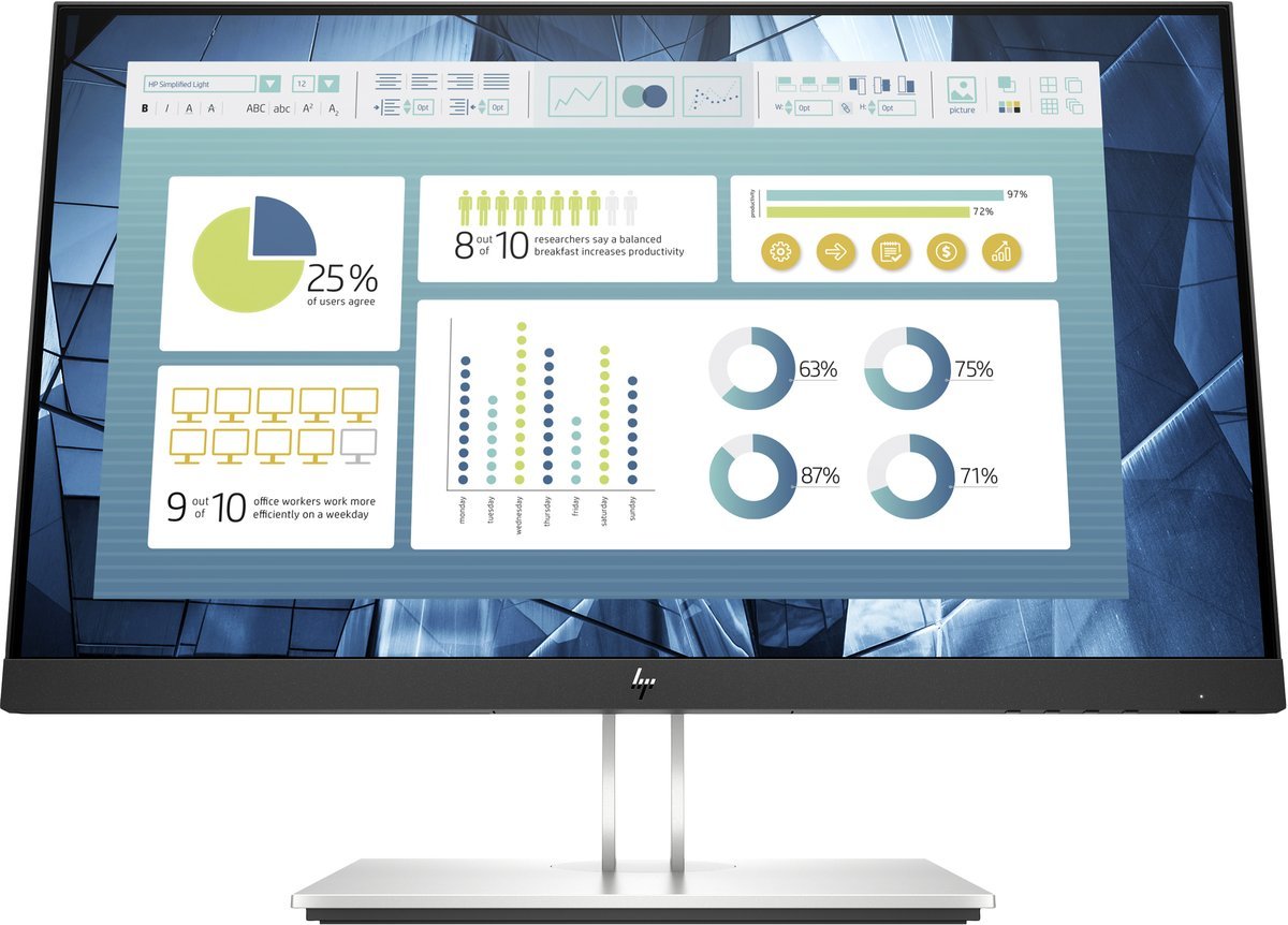 HP E-Series E22 G4 54,6 cm (21.5") 1920 …