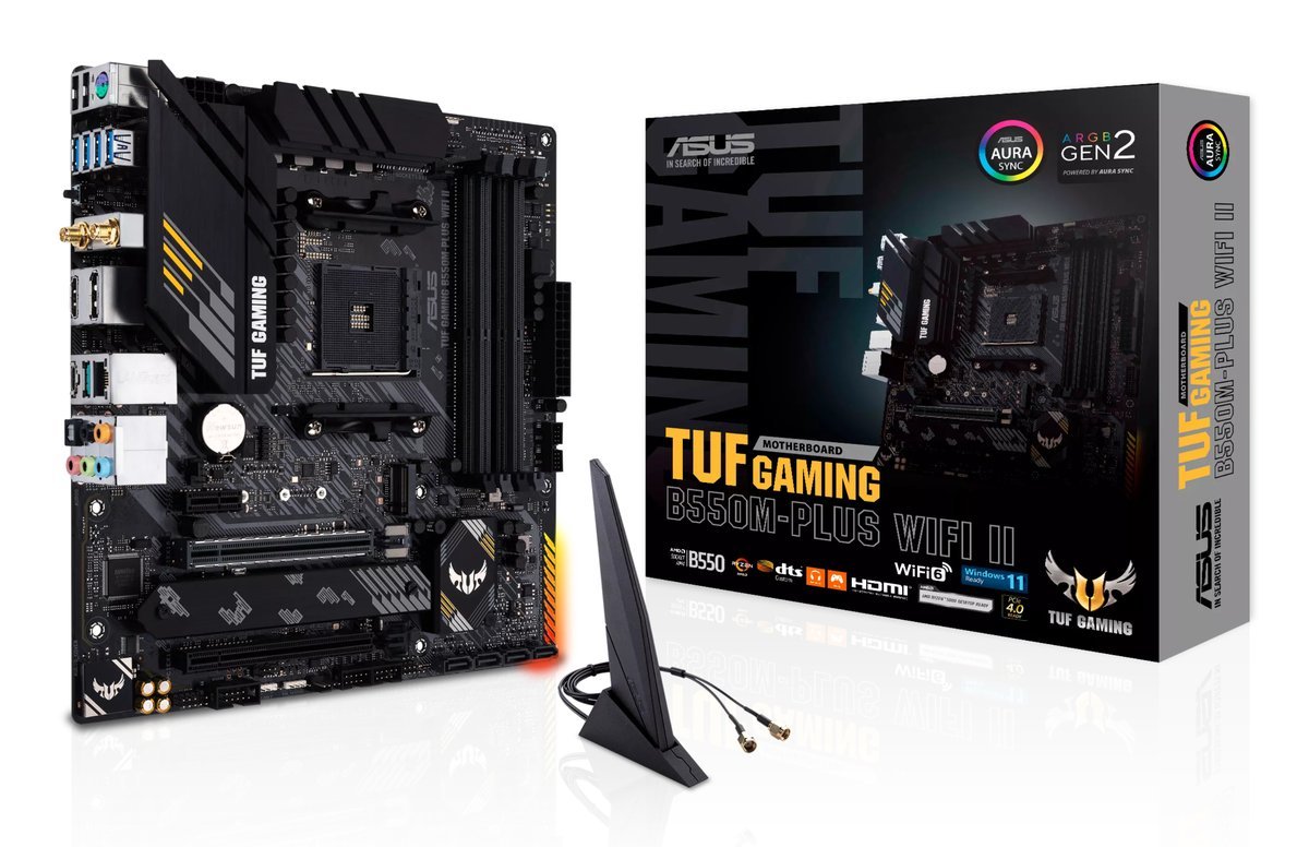 ASUS TUF GAMING B550M-PLUS WIFI II AMD B550 …