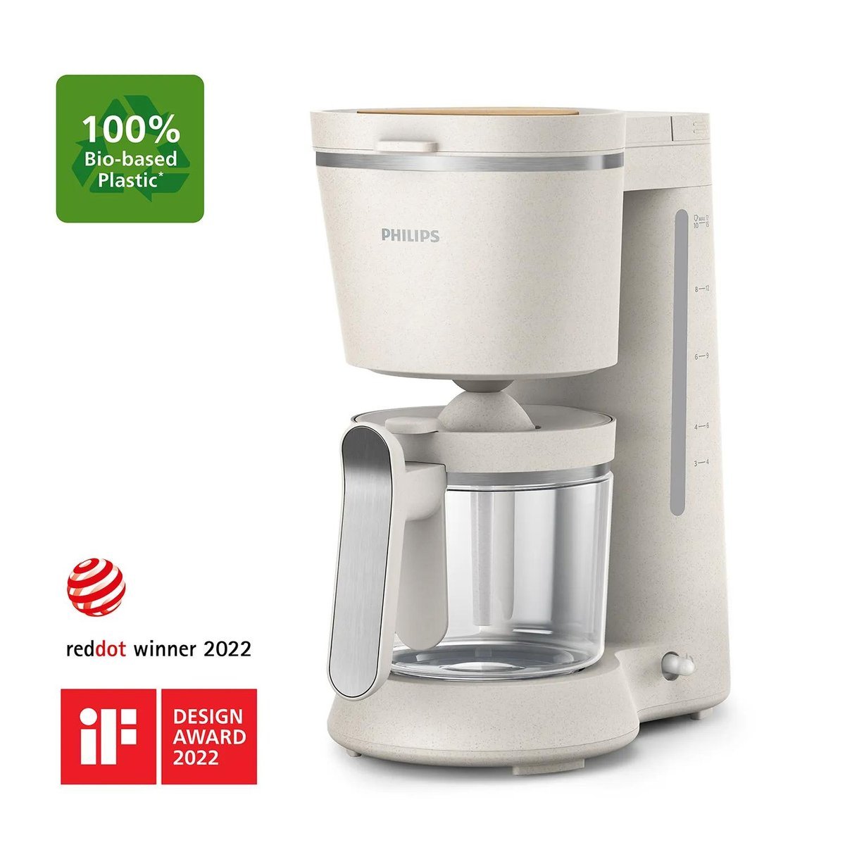 MACCHINA CAFFE PHILIPS CONSCIOUS HD5120/00 1.2 LITRI VETRO …