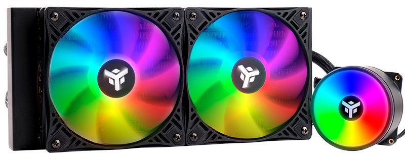 VENTOLA DISSIPATORE A LIQUIDO EVOLIQ 240 RAINBOW - …