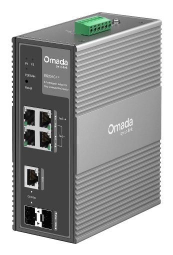 SWITCH INDUSTRIALE 6P TP-LINK IES206GPP CON 3P POE+ …
