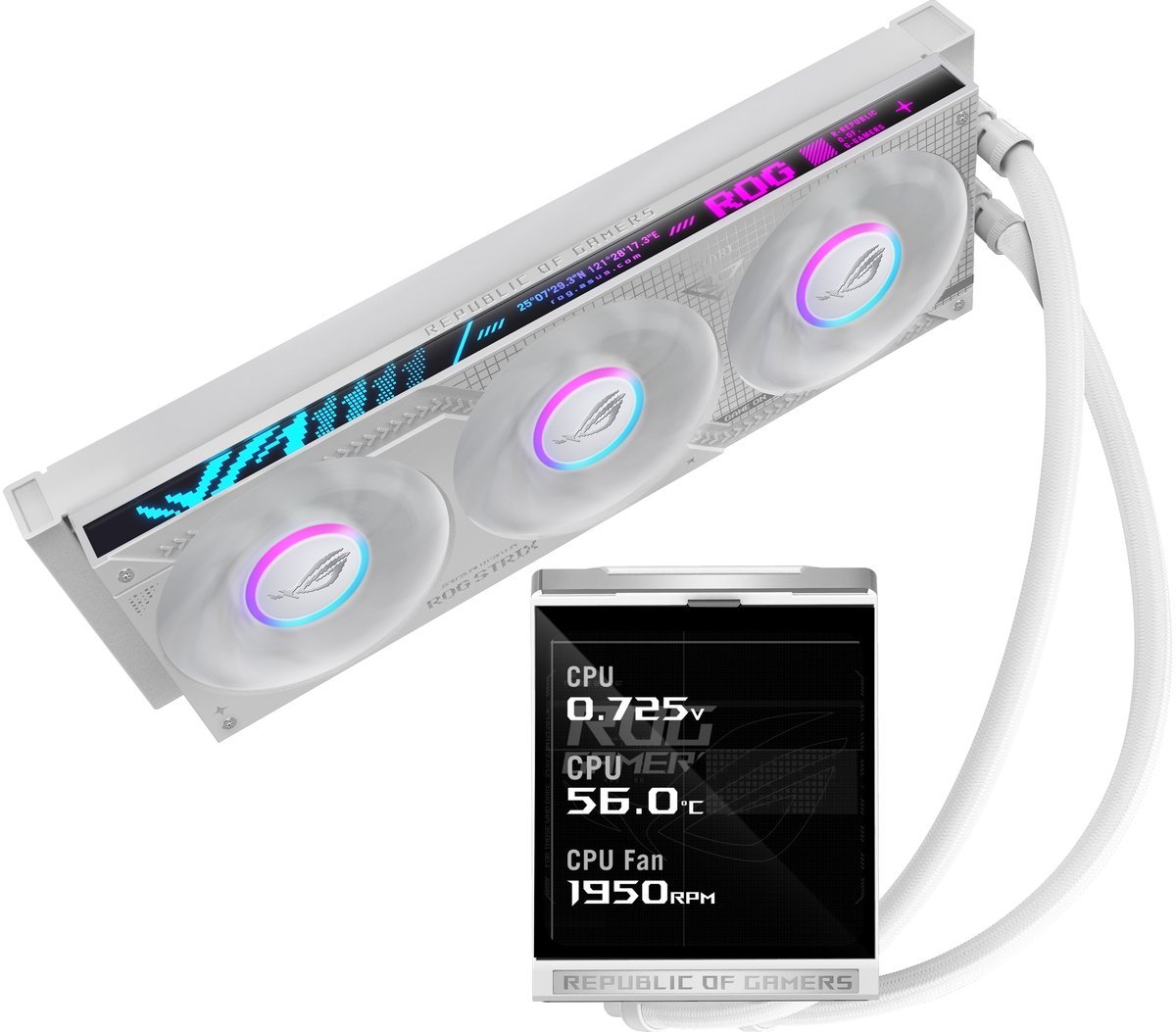 Asus ROG Strix LC IV 360 ARGB LCD …