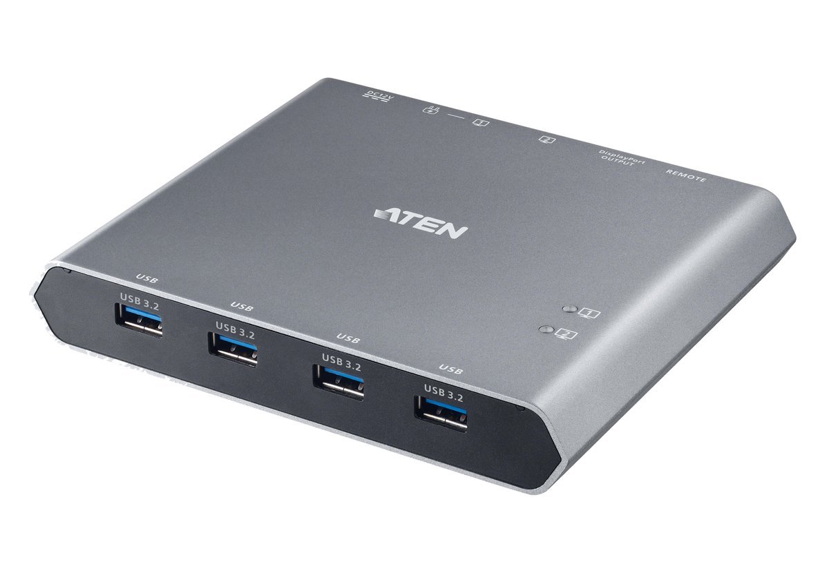 ATEN US3311 switch per keyboard-video-mouse (kvm) Argento
