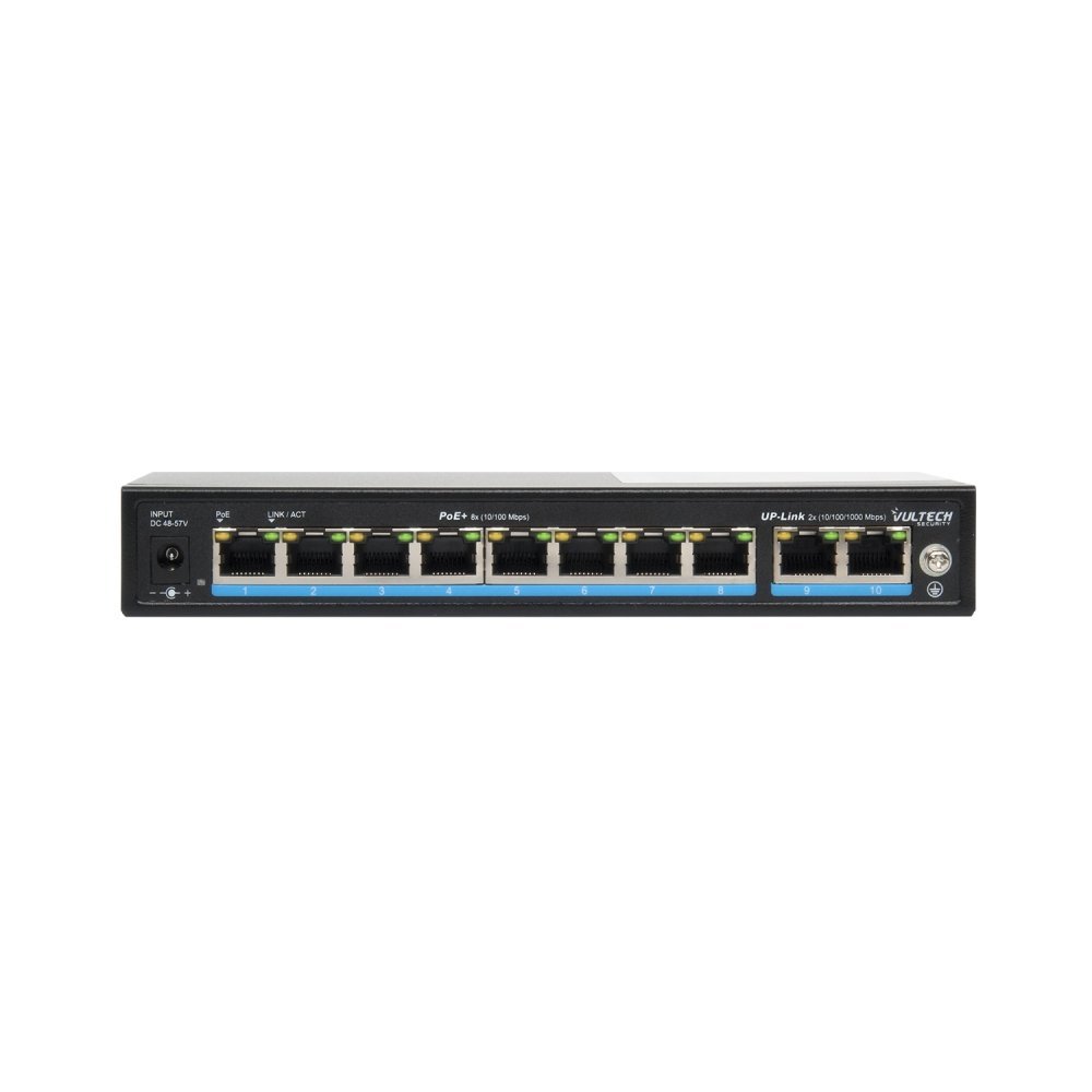 Vultech Security Switch PoE+ (Unmanaged) 8 porte 10/100 …