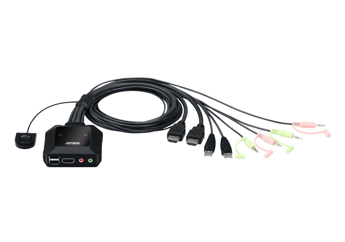 ATEN 2 USB TRUE 4K HDMI CABLE KWM …