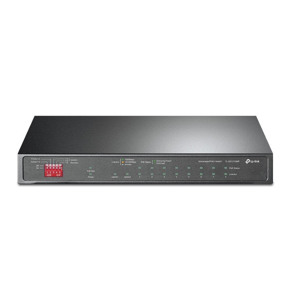 TP-Link TL-SG1210MP switch di rete Non gestito Gigabit …