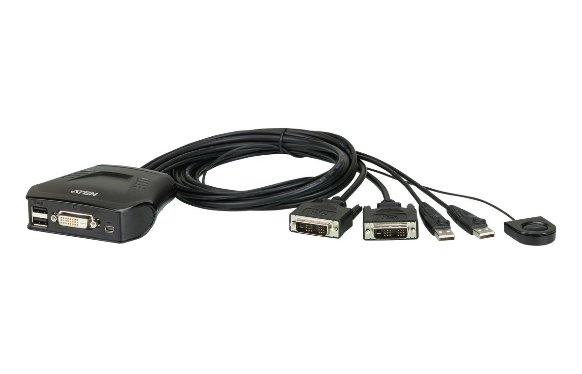 ATEN Switch KVM cavo USB DVI a 2 …