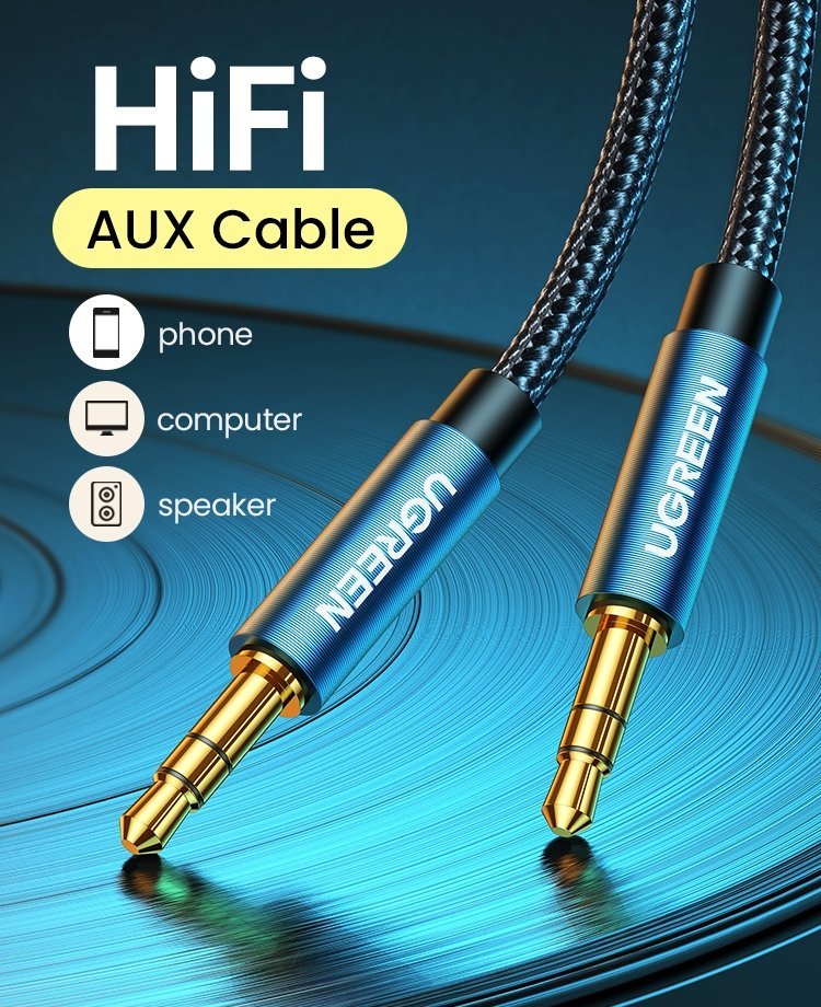 UGREEN Cavo Audio 3.5mm maschio a 3.5mm maschio- …