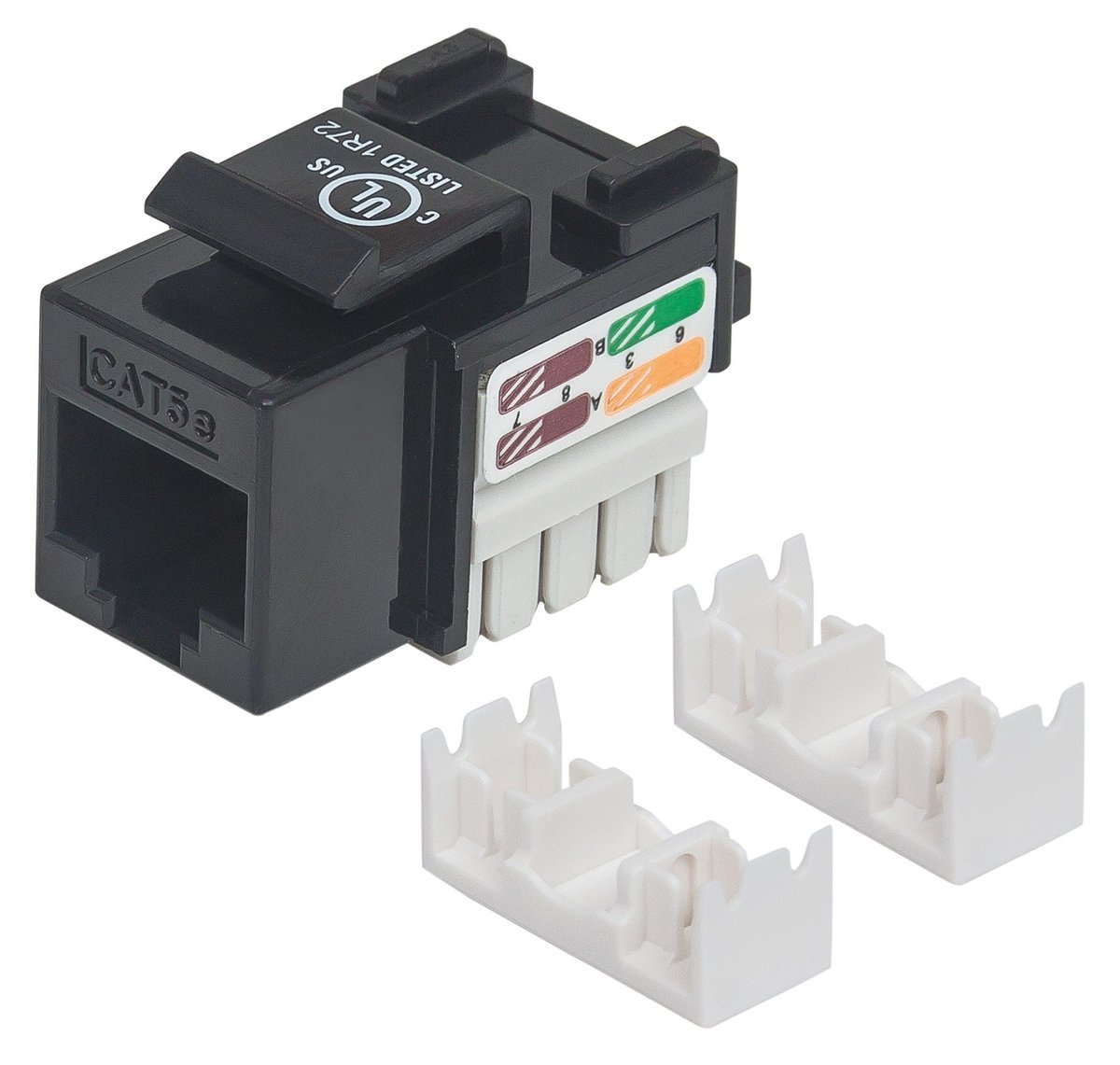Intellinet 210416 Modulo keystone C5 UTP nero
