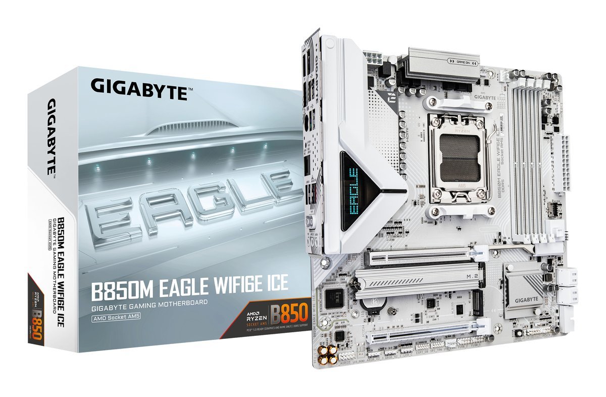 GIGABYTE B850M EAGLE WI-FI 6E ICE SCHEDA MADRE …