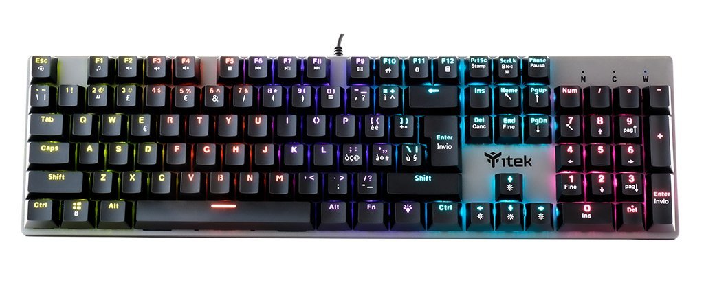iTek X10 Mechanical Gaming Keyboard, RGB, Switch Blu, …