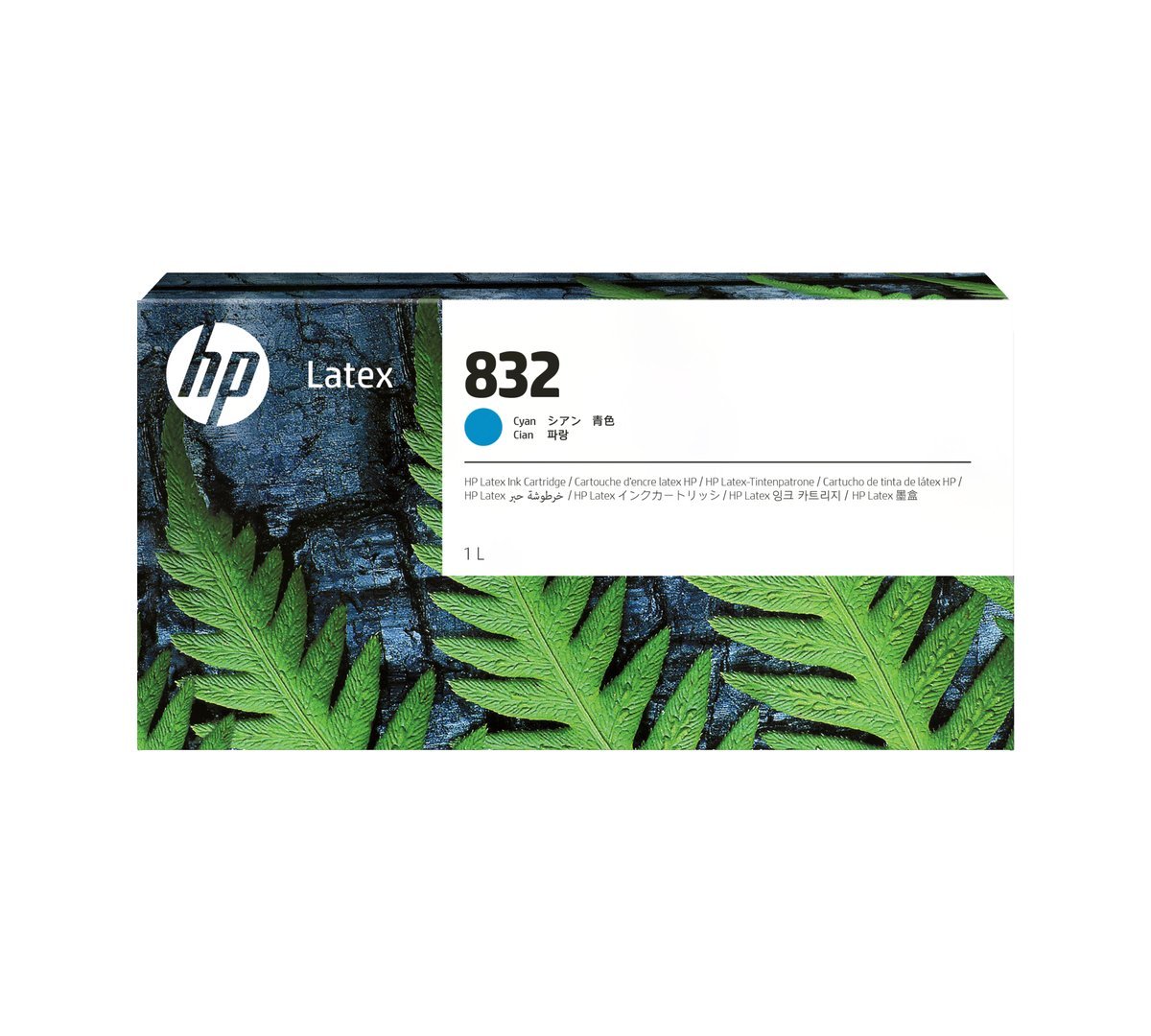 HP INC HP 832 1L CYAN LATEX INK …