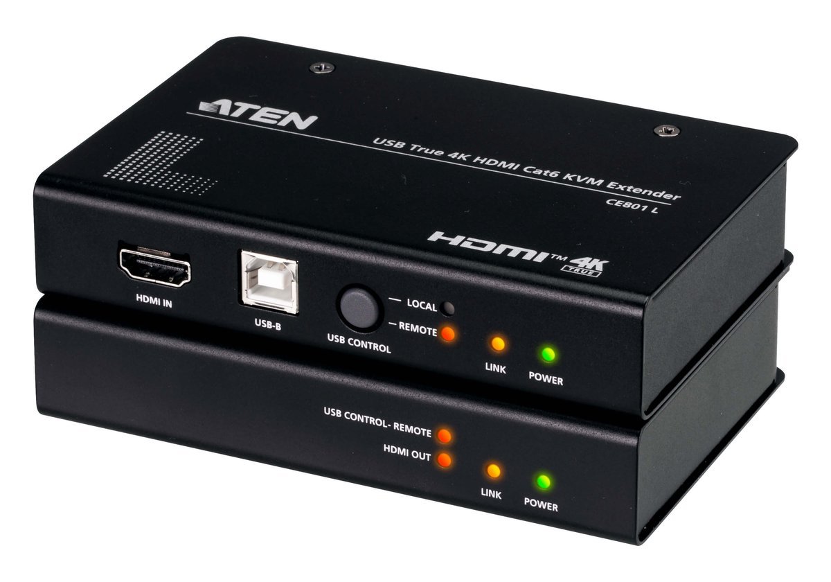 Aten CE801-AT-G USB True 4K HDMI Cat6 KVM …